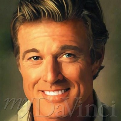 Robert Redford Oil Painting Giclee,by myDaVinci - myDaVinci
